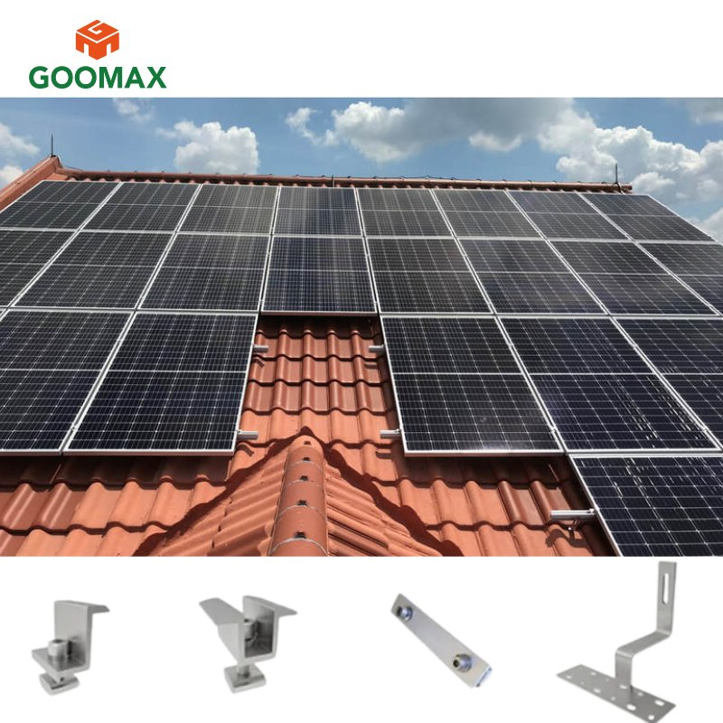 Solar Photovoltaic Kit Roof Mounting System for Residential and Commercial Projects with PV Solar Installations