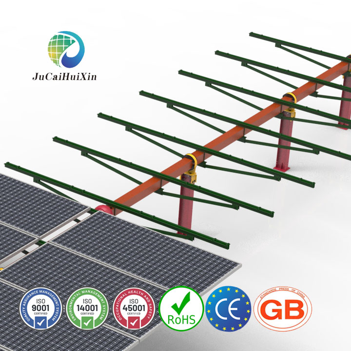 Durable Steel Frame Residential Single Axis Solar Tracker System