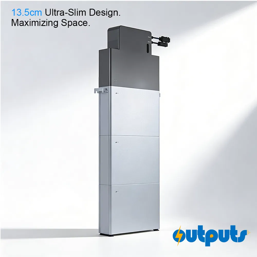 Ultra-Thin Solar Battery Backup Balcony Energy Storage System for Residential