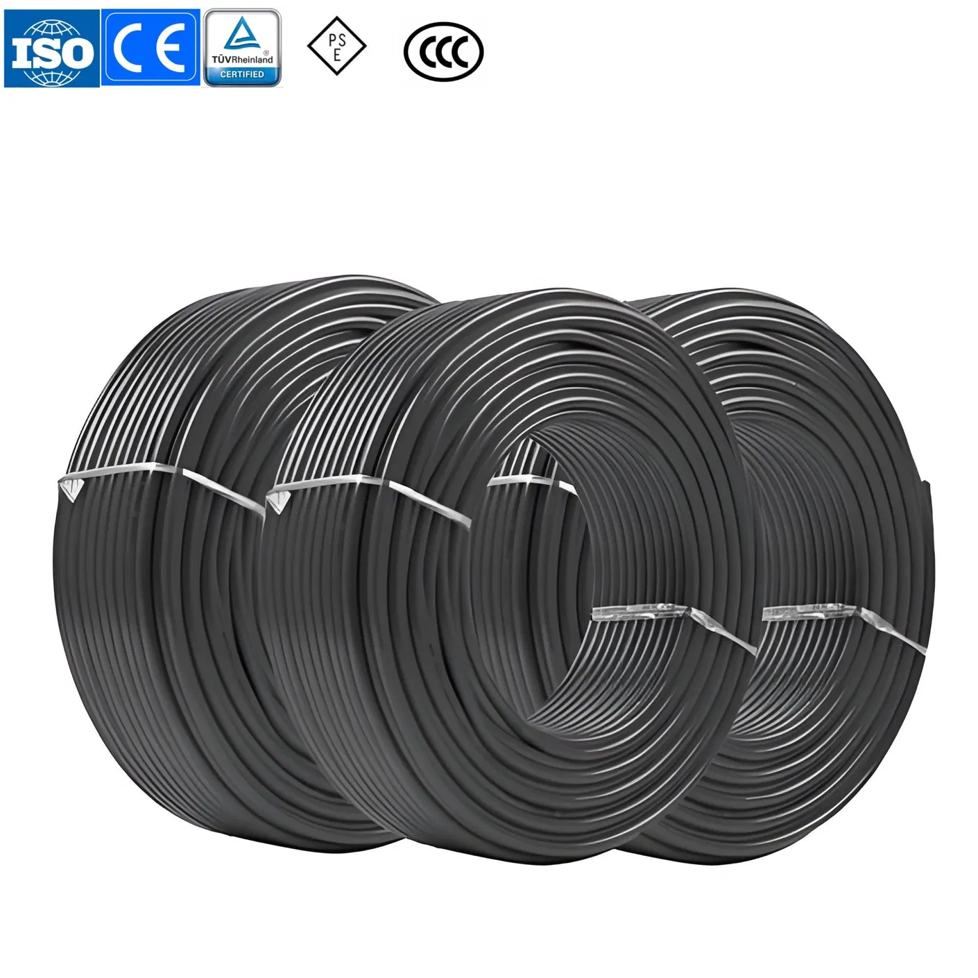 Manufacture XLPE TUV Certified Wire Copper Photovoltaic PV Power Solar Electric Cable