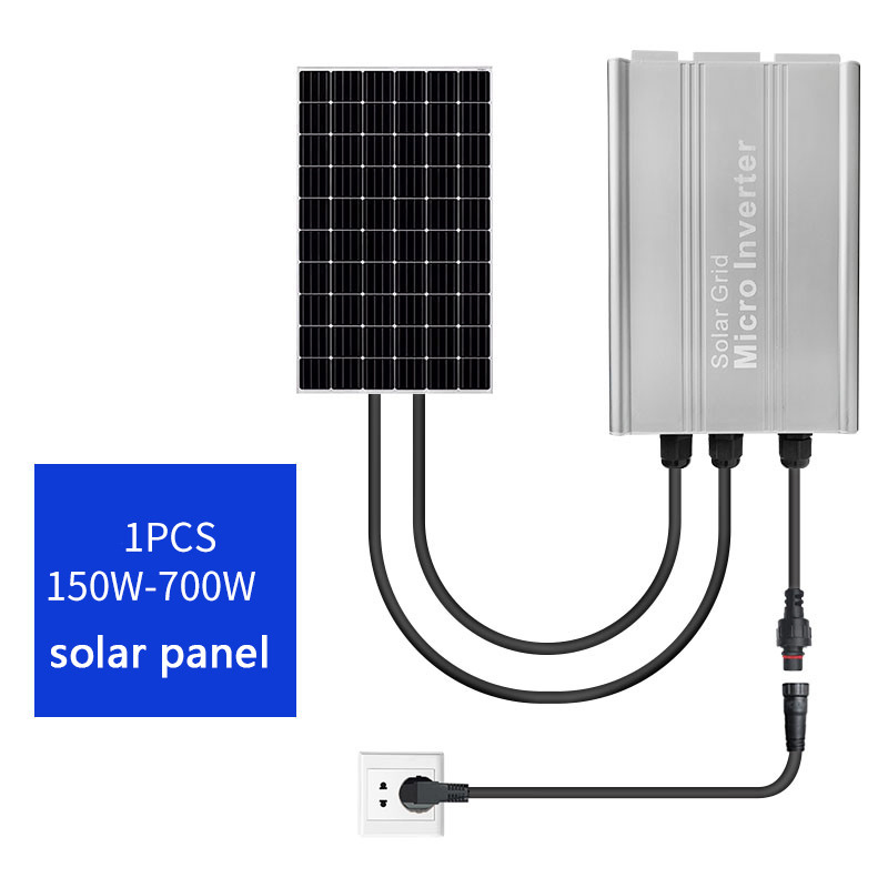 Best High Quality 600W 700W 800W Complete Home Solar Power System Solar Kit on Grid with Solar for Solar Panel