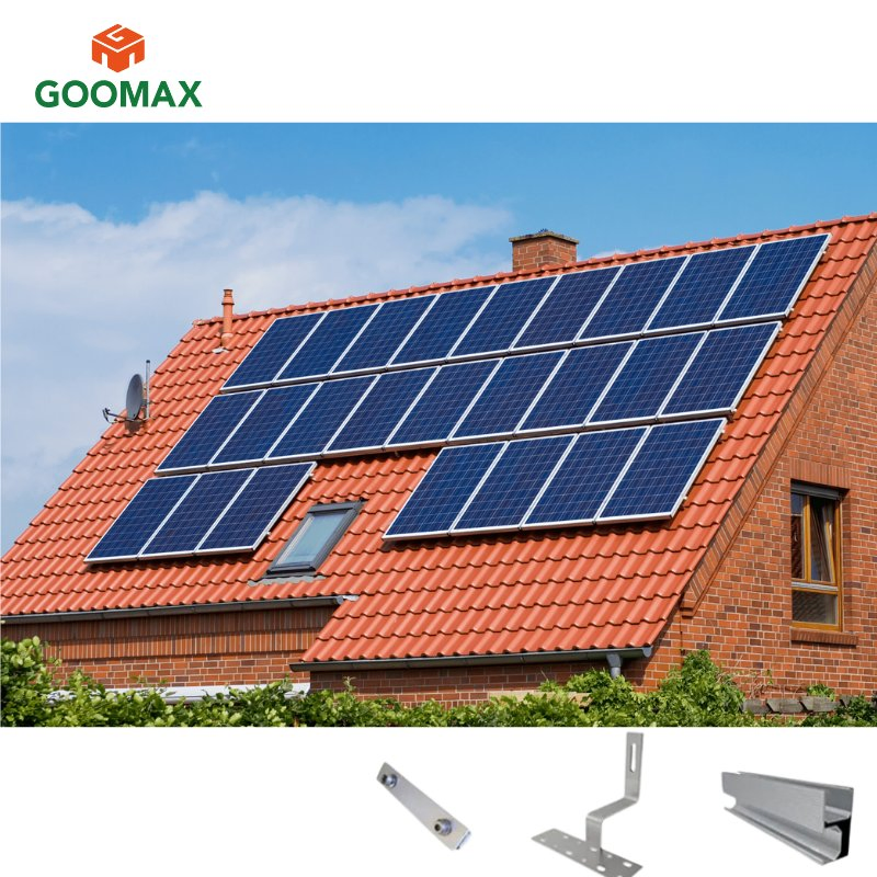 Solar Photovoltaic Kit Roof Mounting System for Residential and Commercial Projects with PV Solar Installations