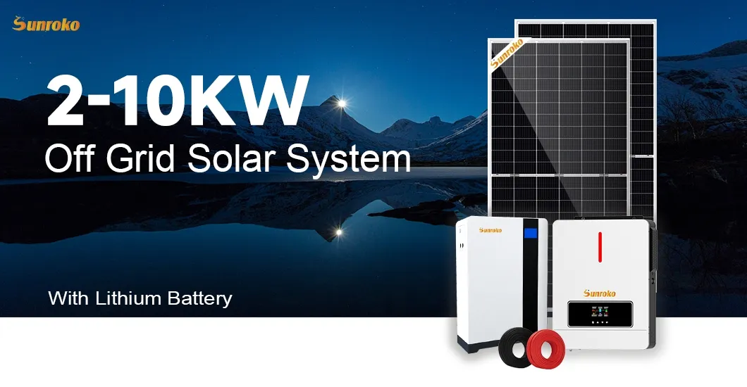 Off-Grid Solar Panel System Battery Storage