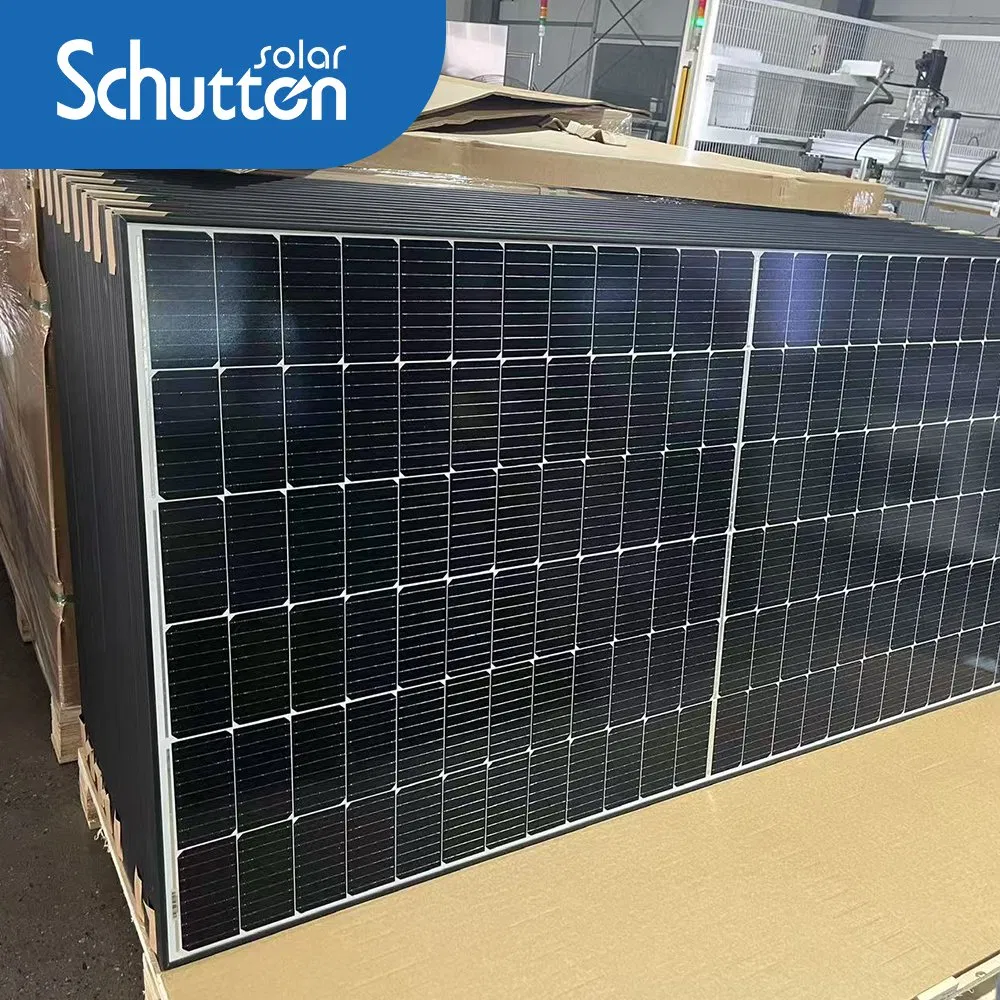 High-Efficiency All Black Bifacial Mono Solar Panel 120 Cells