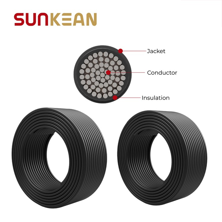 Vietnam-Manufactured Waterproof Solar Cable - Resistant, Flexible, 4-10mm Diameters