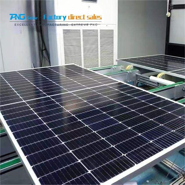 Monocrystalline Silicon PNG 2278*1134*35mm Durable PV OEM 580W Solar Panel with ISO Factory Price