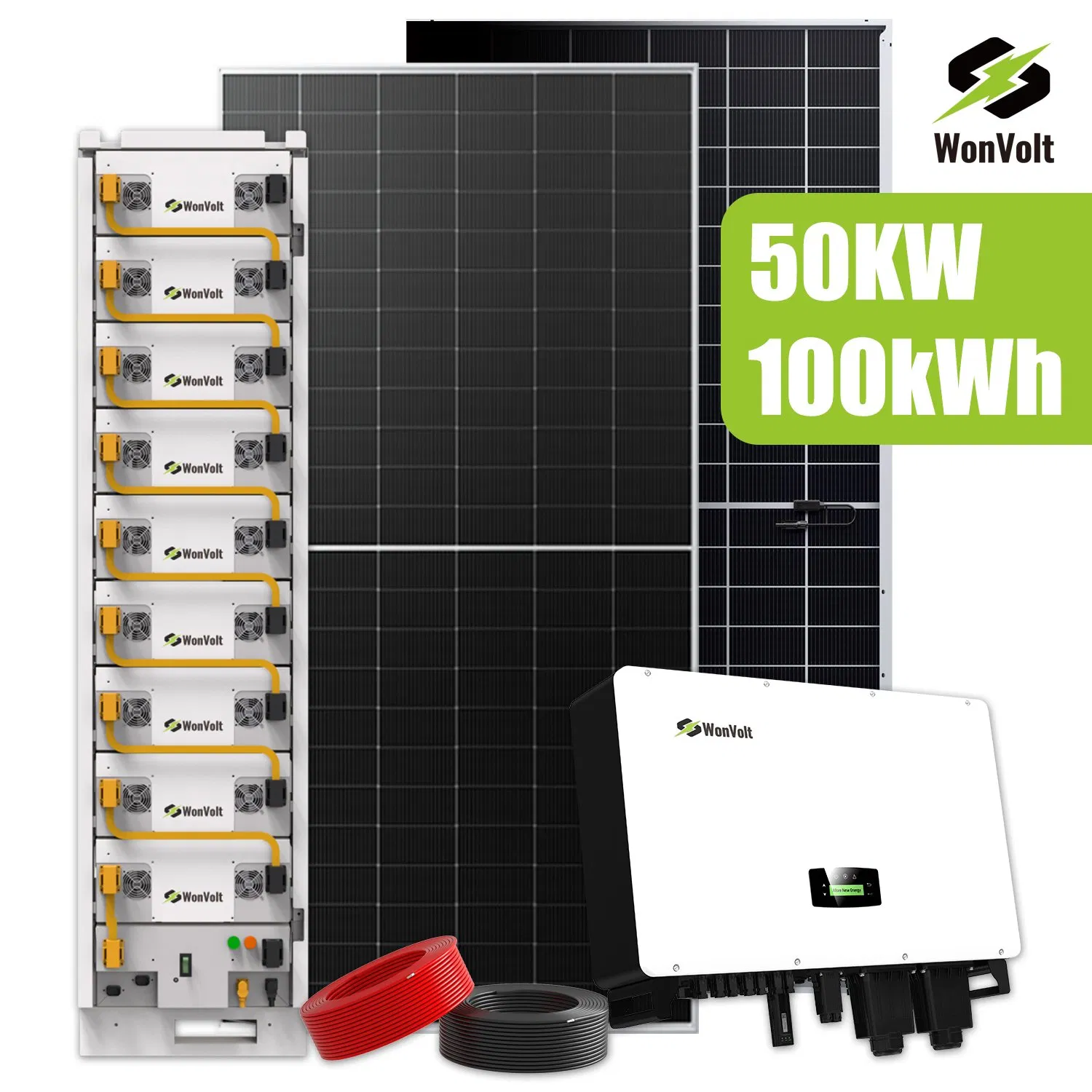 Battery Storage System 50kw 100kw 120kw 200kw 200kwh 400kwh off Grid Solar System