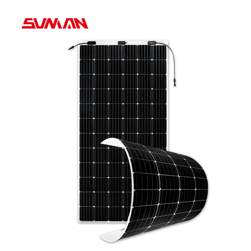 Sunman PV Flexible Solar Module 144 Half Cell 430W 520W Flexible Solar Panel for House