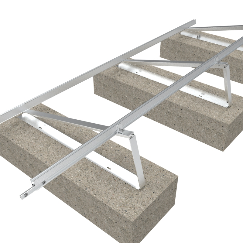 Hot-DIP Galvanized C Steel Installation Bracket Solar Ground Mounting System