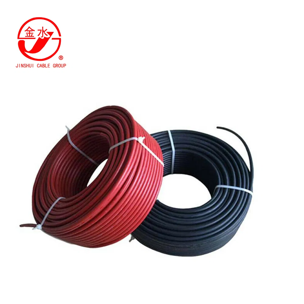 PV1-F H1z2z2-K TUV 2.5mm2 4mm2 6mm2 10mm2 Xlpo Insulated PV Electric Cable Solar Cable Electrical Wire Cable