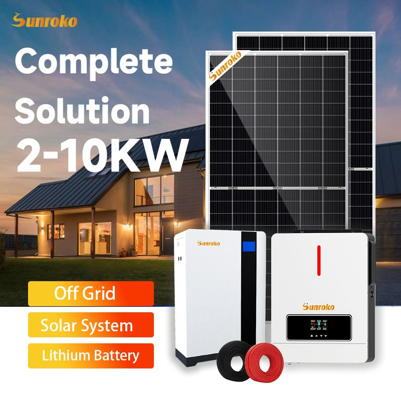 Complete off Grid Solar Energy System 3.6kw 4.2kw 6.2kw Photovoltaic Solar Power System