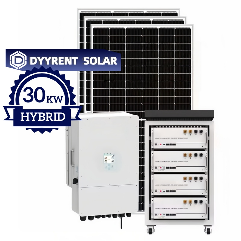 6kw Hybrid Solar System with MPPT Controller and Battery Kit 10kw Hybrid Solar Power System