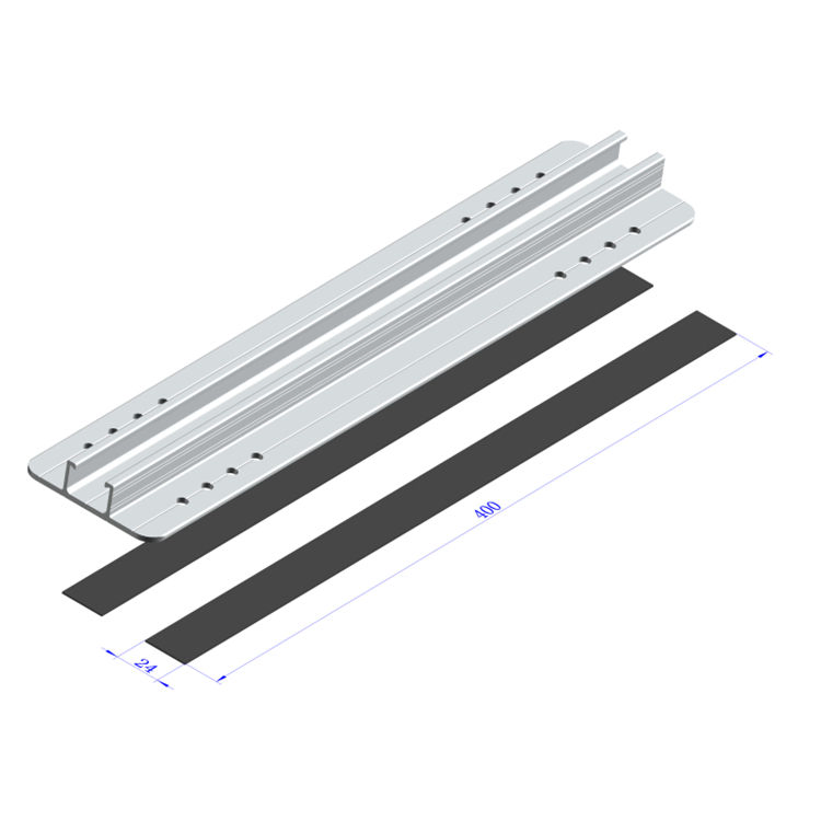Solar Mount Rail System OEM Customized Aluminum Easy Installation Mini Photovoltaic Bracket Solar Mounting System