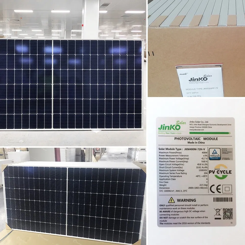 Jinko Bifacial Solar Panel Power Mono 400 420 540 550 600 660 Watt 700W Pv Mono Solar Panels Topcon Eu Warehouse