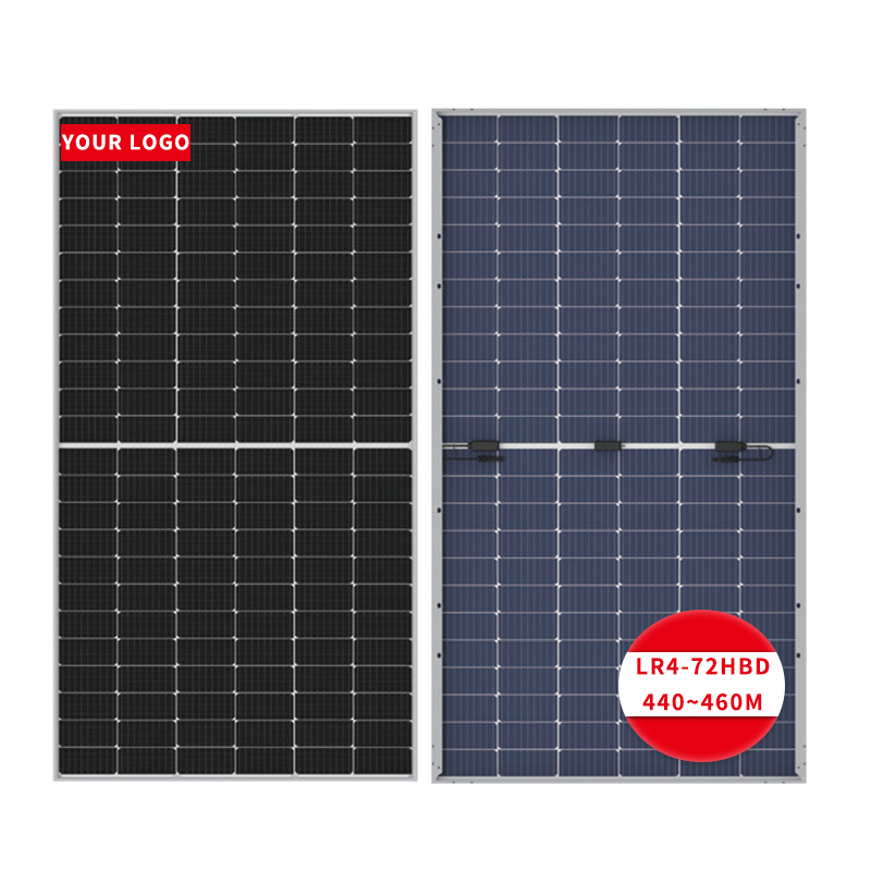Longi 440-460W Solar Panels Monocrystalline Solar Panel Europe Stock Solar Panels Flexible Bifacial