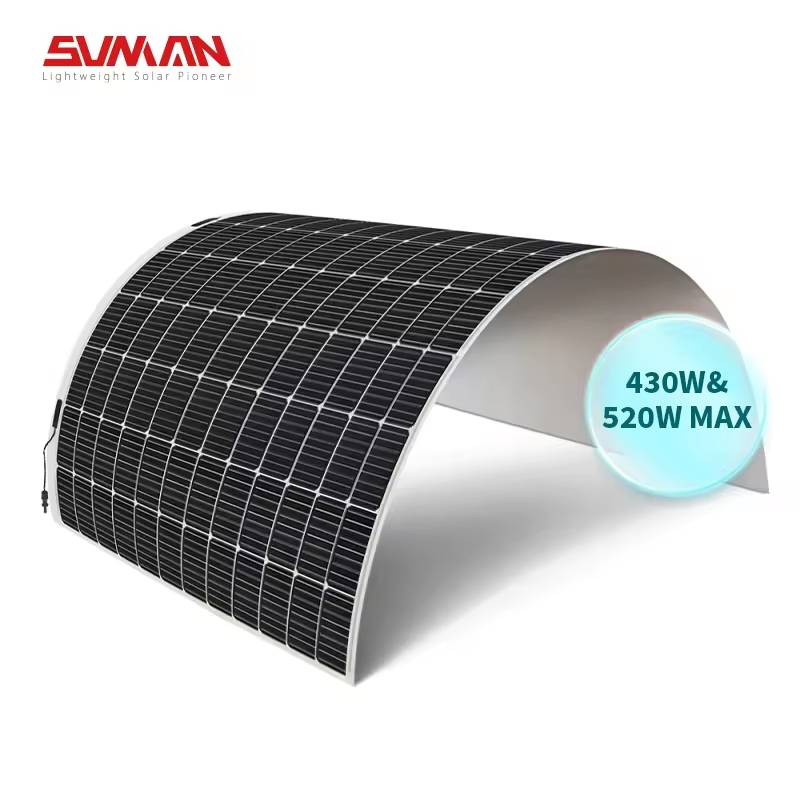 Flexible Solar Panel Mono Solar Panel 520W High Efficiency Bifacial Technology Solar Cells Module for Wholesale