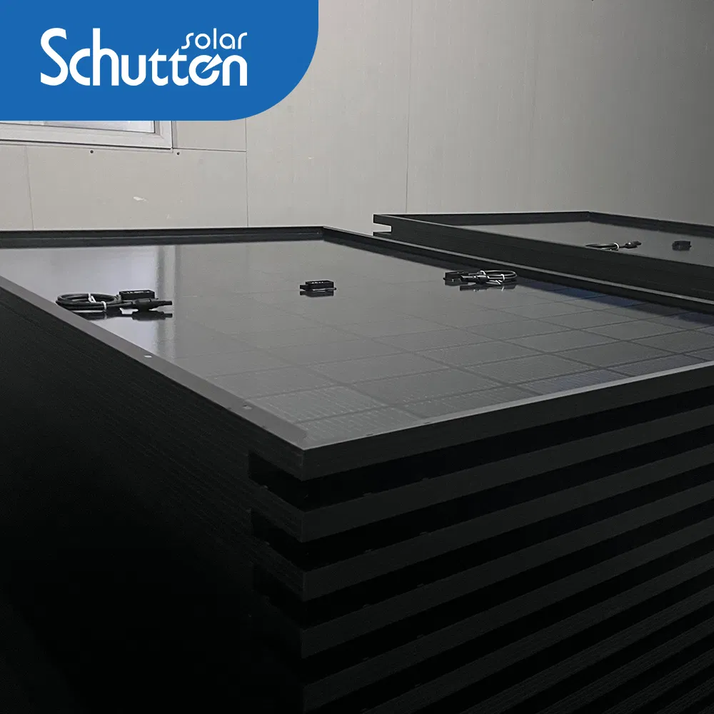 High-Efficiency All Black Bifacial Mono Solar Panel 120 Cells