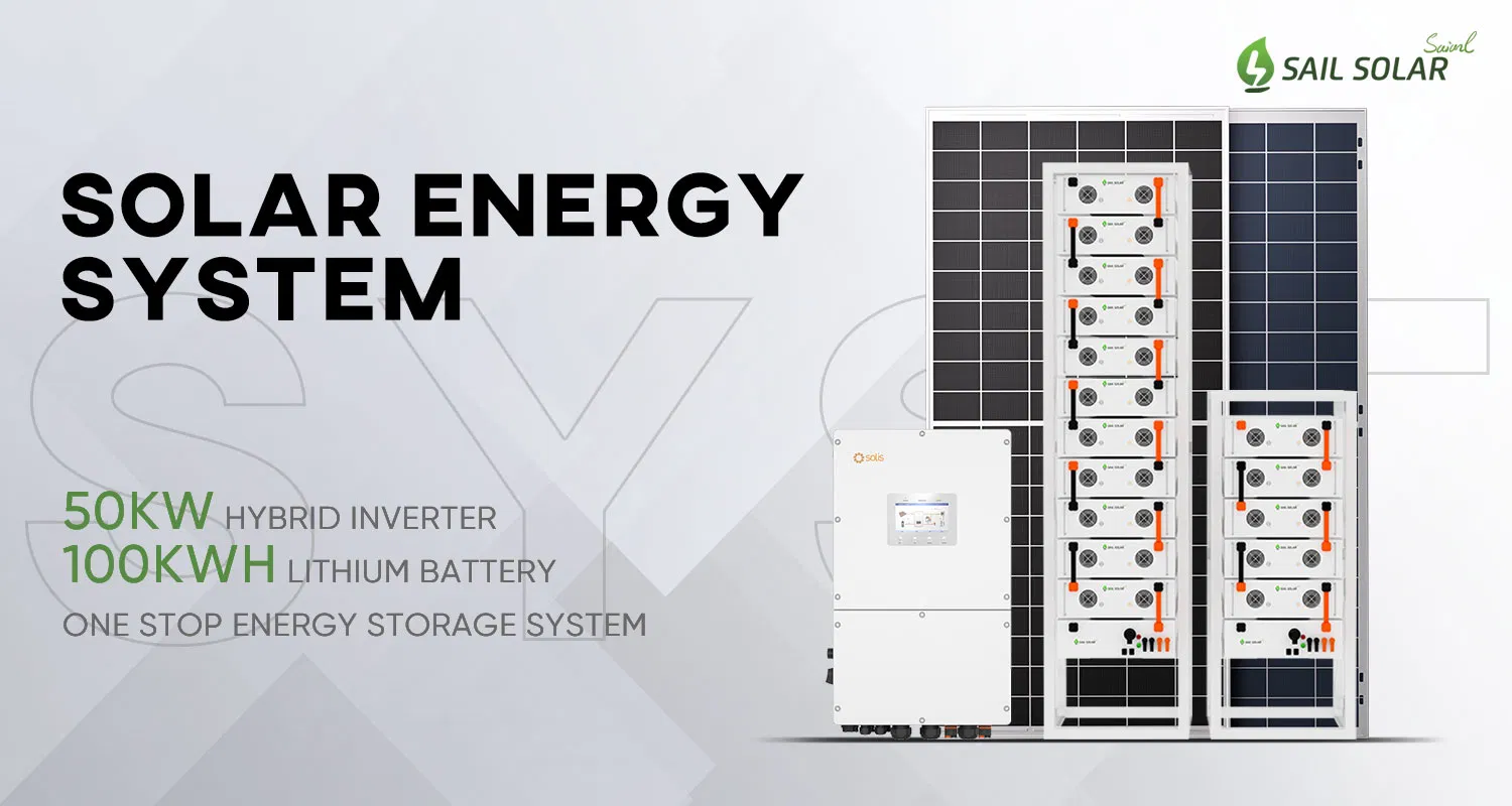 50kw Solar Energy Plant Hybrid Power Storage System