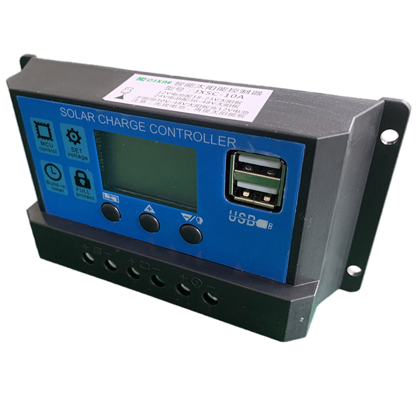 High-Efficiency Solar Charge Controller with Inverter Function 10A