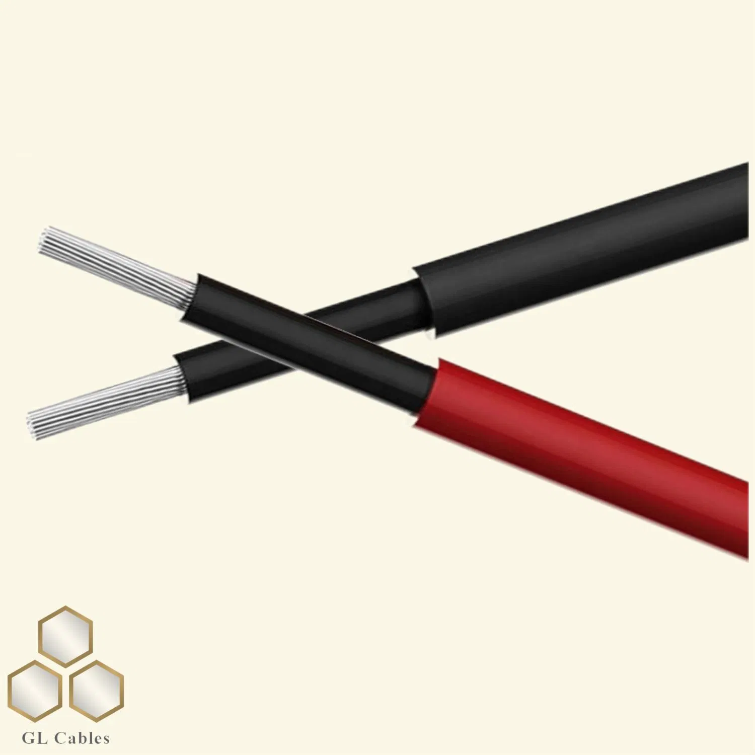 Gelei Cables PV Cable Solar Cable Copper Core Conductor XLPE Insulated TUV