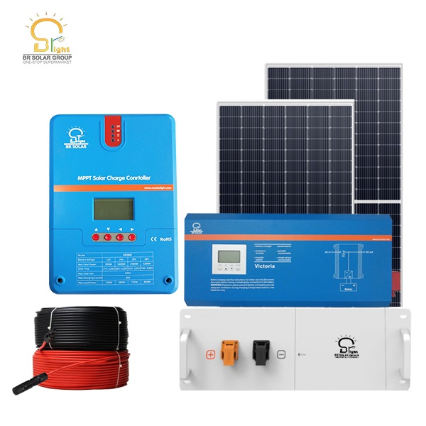10kw Hybrid off Grid Generator for Home Solar Power System Outside Network