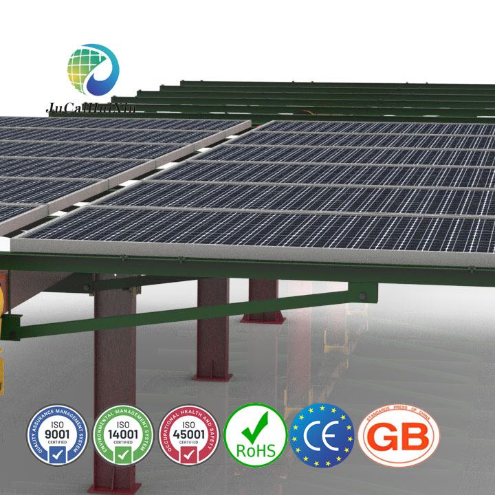 Durable Steel Frame Residential Single Axis Solar Tracker System