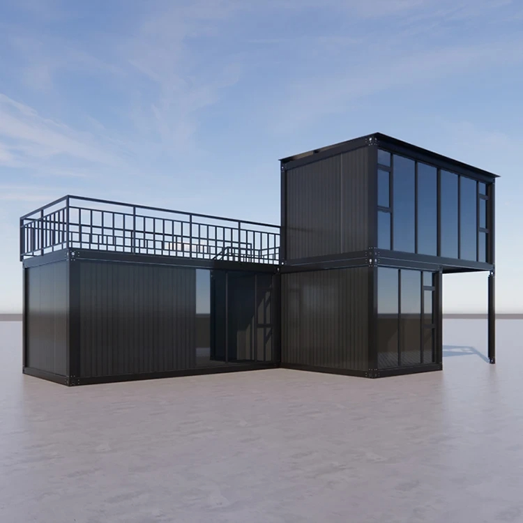 Modular Breathable Prefab Apartment Building for Hotel Use Sandwich Panel Folding Container House Modern Design 1 Year Warranty