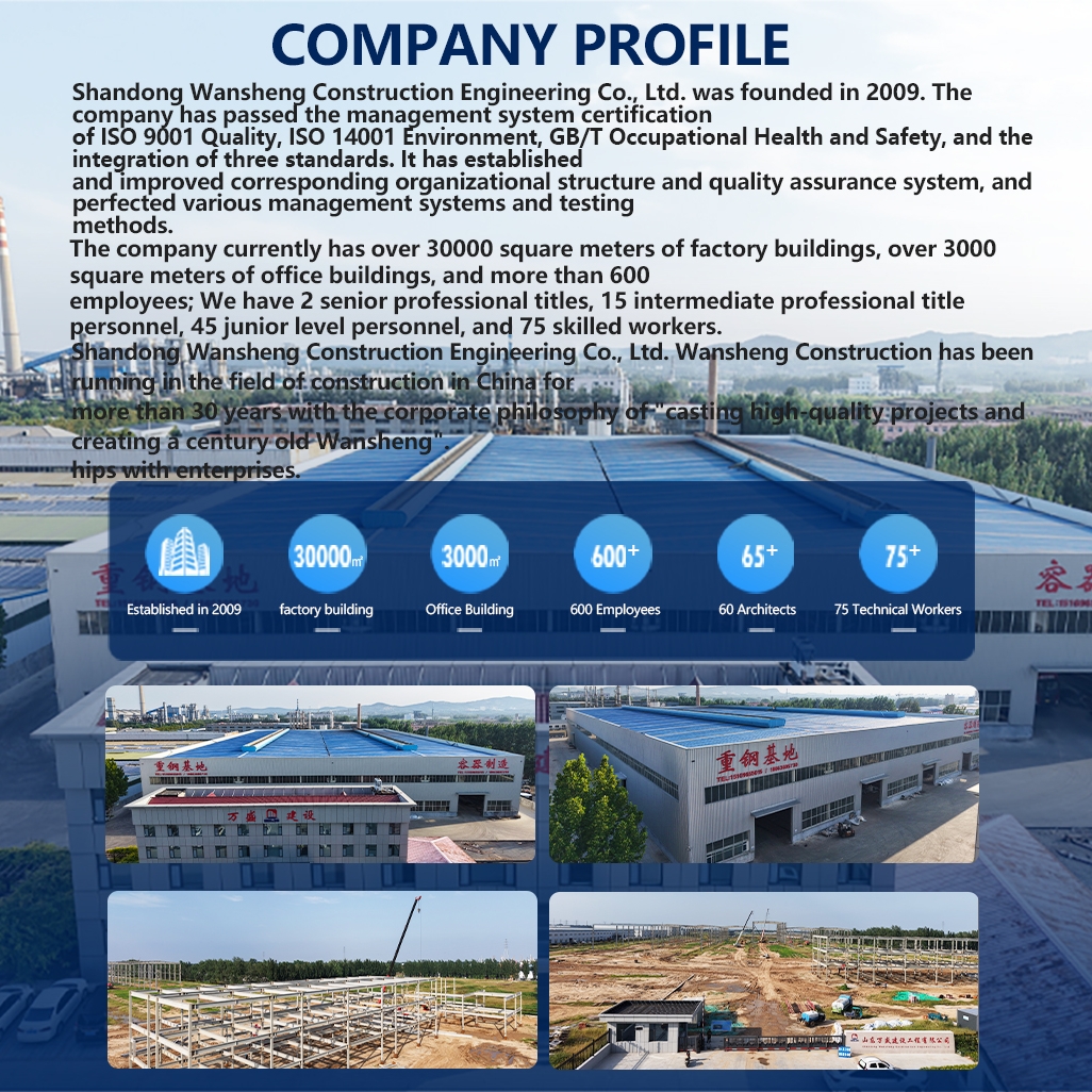 China Prefabricated Steel Structure Prefab House School Hall Construction Building