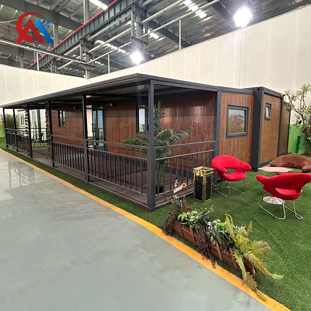Luxury 3 Bedroom Bath Expandable Container House 20ft Container Steel Structure Home For Sale