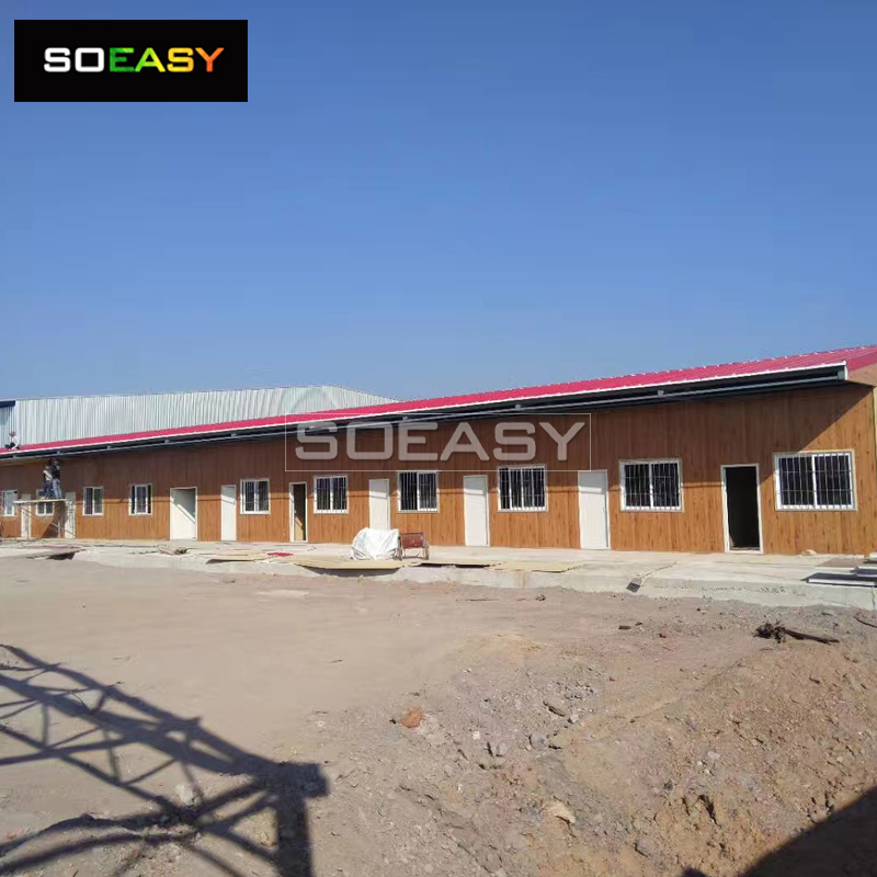 Long Life Span Labour Camp Light Steel Frame Building for Worker Dormitory