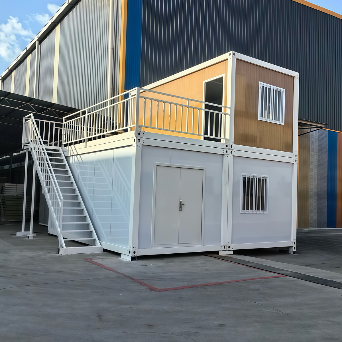 High-Quality Waterproof Fireproof Home Compact Foldable Container House Easy Shipping Quick Assemble Temporary Office