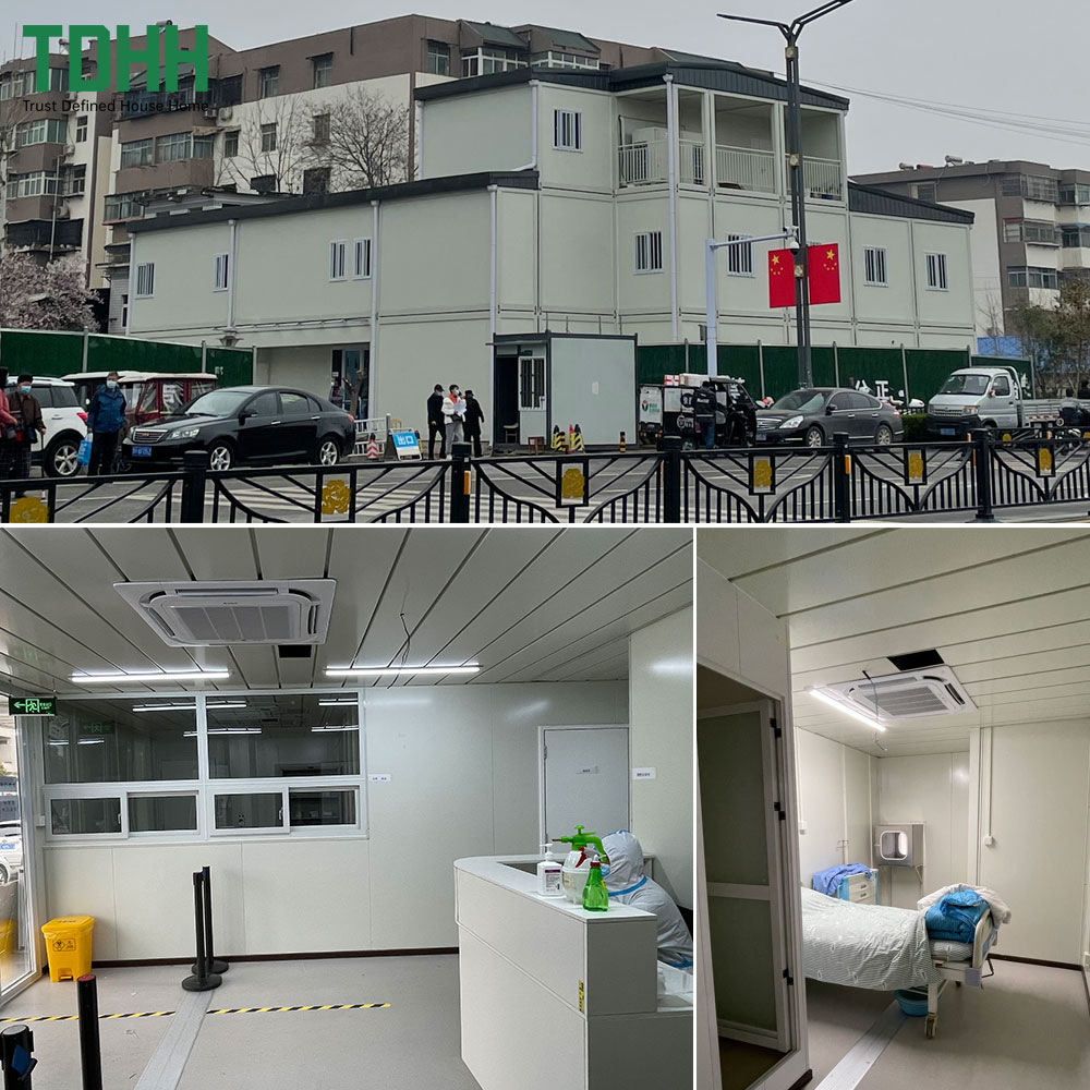 Mobile Field Clinic Laboratory Pharmacy Medical Facility Modular Hospital Container House Insulated Fireproof Medical Staff