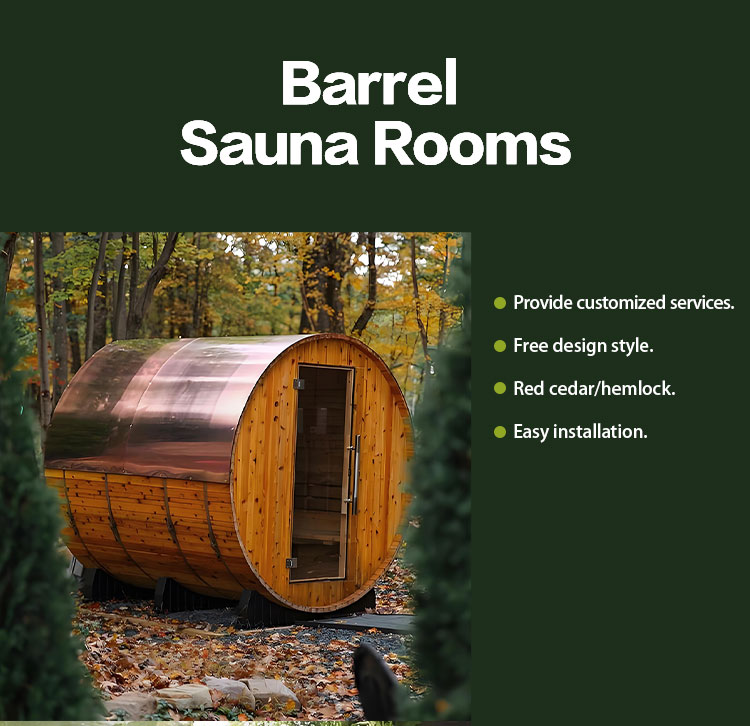 Premium Outdoor Barrel Sauna