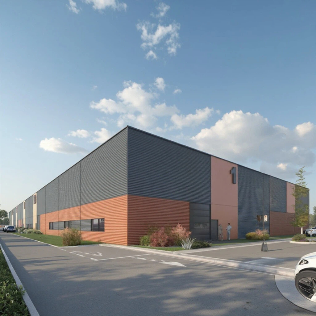 Modern Industrial Design Customizable Prefabricated Steel Structure Warehouse &amp; Workshop Building