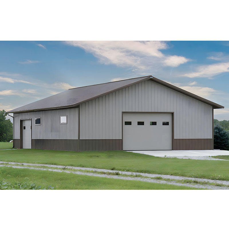 Customized Prefabricated Pole Barn Kits Barndominium Building Steel Structure Warehouse Farm Shed Prefab Workshop Metal Building