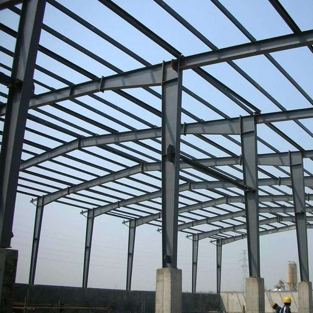China Prefabricated Steel Structure Prefab House School Hall Construction Building
