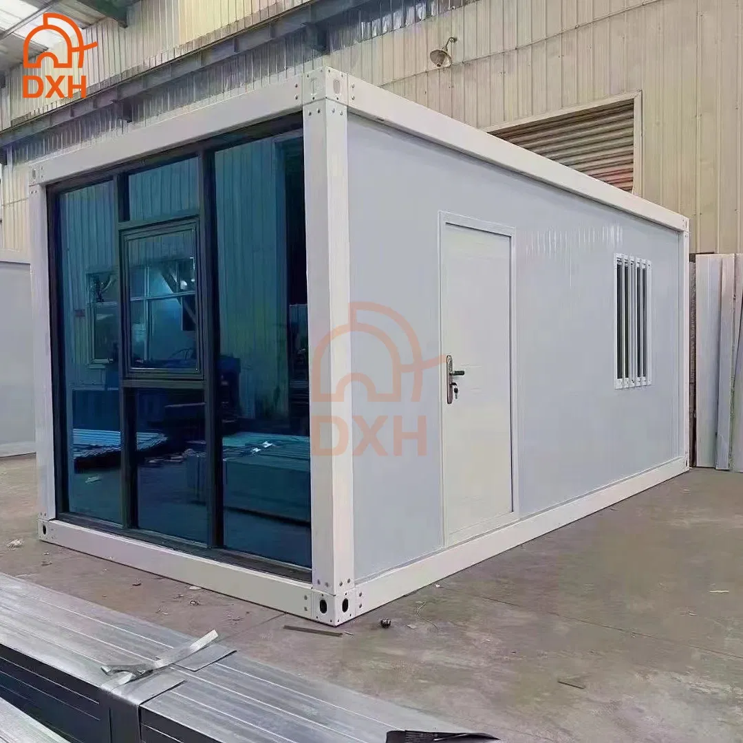 Dxh Prefab Camping Office Hotel School Hospital Living Dormitory Meeting Room Warehouse Mall Shop Apartment Flat Pack Container House for Sale