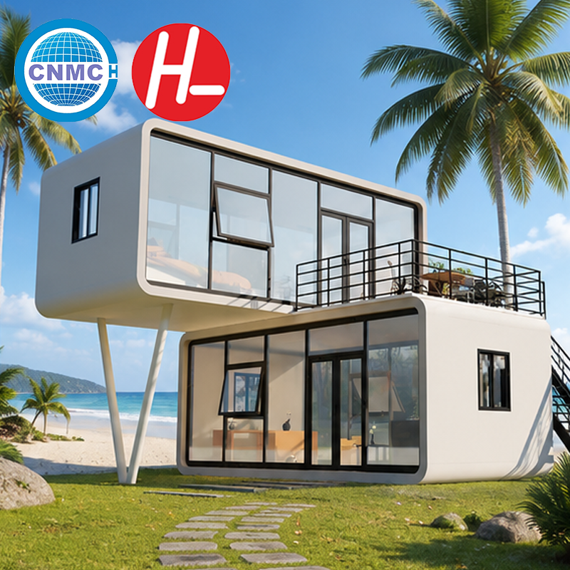 Luxury Apple Cabin Home With Double Glazed Windows and High Strength Structure for Boutique Hotel Projects