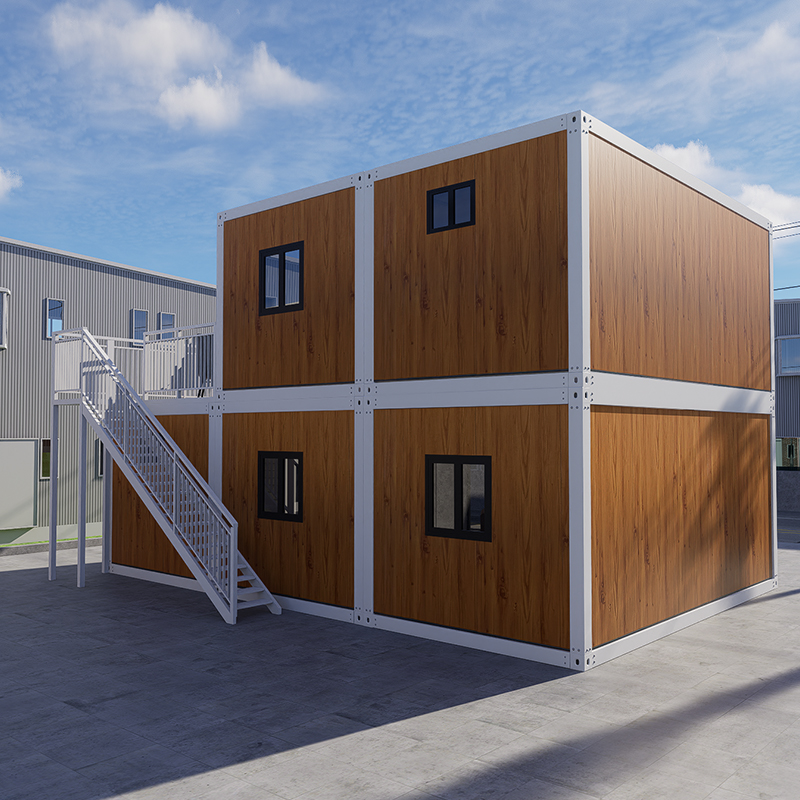 Low Cost Flat Pack Container House Fast Assemble Temporary Warehouse Office Modern Design Apartment Hotel Villa
