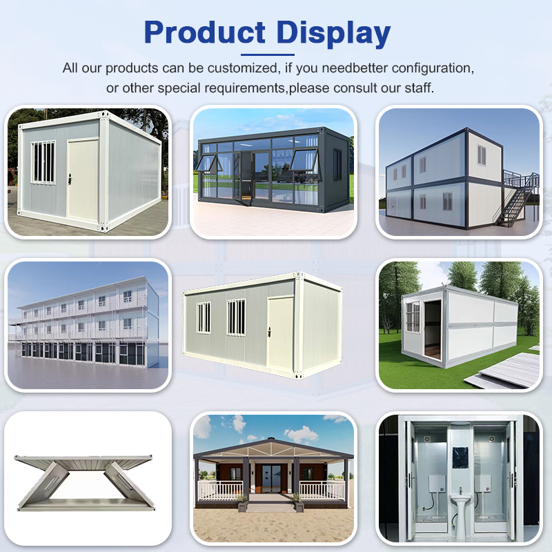 Eco Friendly Casa Modulares Prefabricated Steel Portable Detachable Container House for Sustainable Construction Living