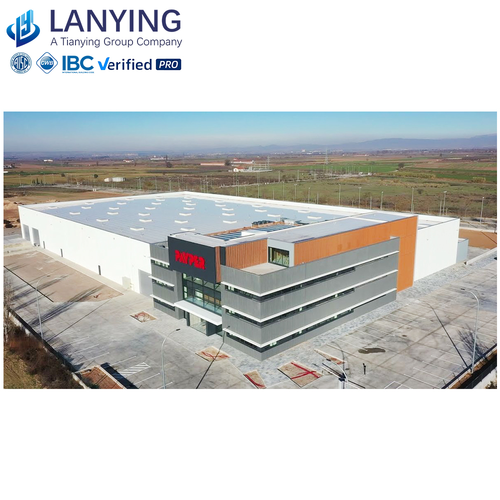 China Prefab Workshop Steel Frame Buildings Industrial For Warehouse Hospital School