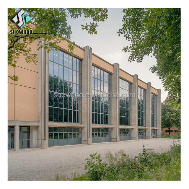 Pre-engineered Galvanized Metallic Factory Price 4 Story Prefabricated Multistorey Steel Structure Buildings Twostory Apartment