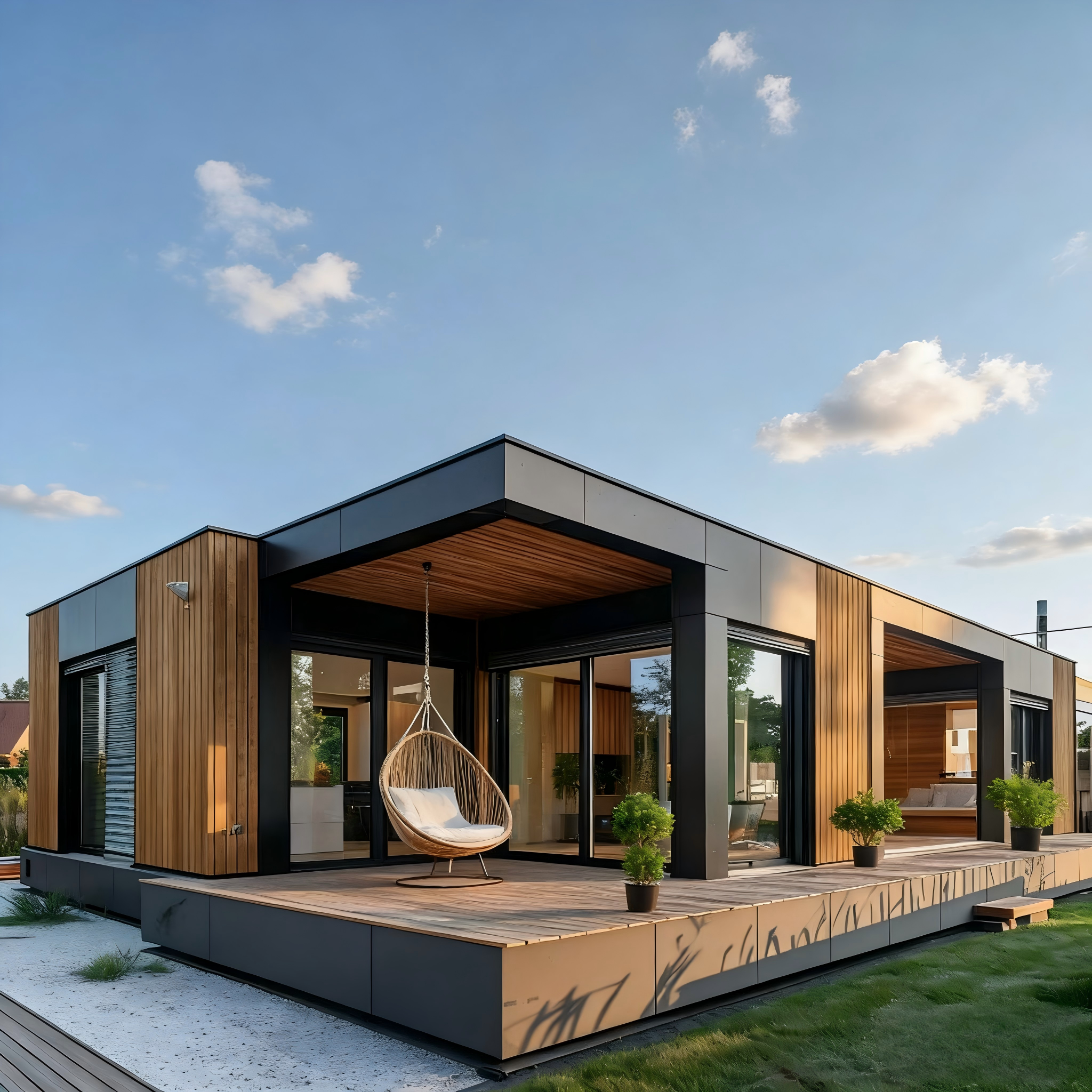 200M2 Modular Villas Modern and Eco-Friendly House Designs