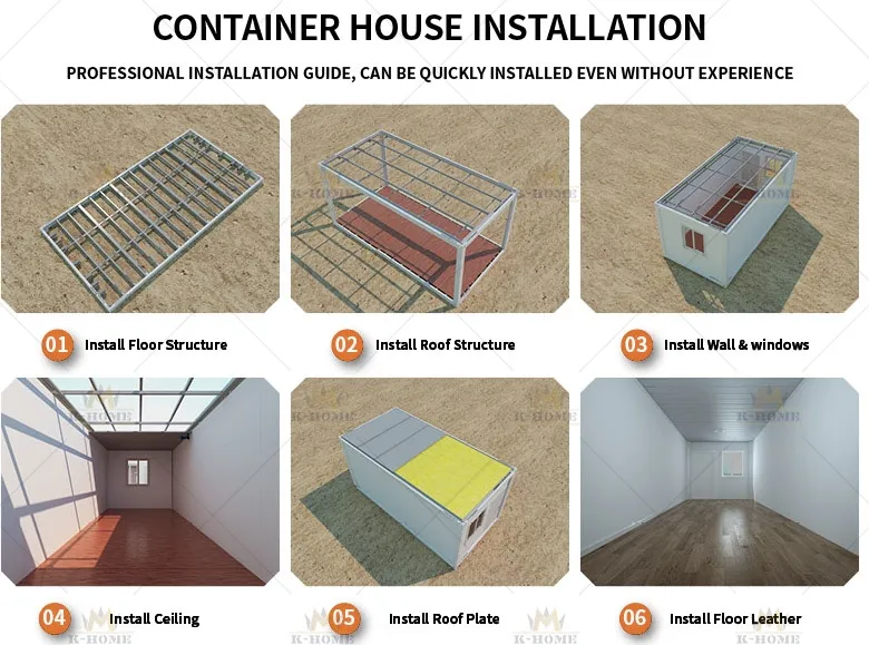 Prefabricated Portable House Container Building for Worker Camp