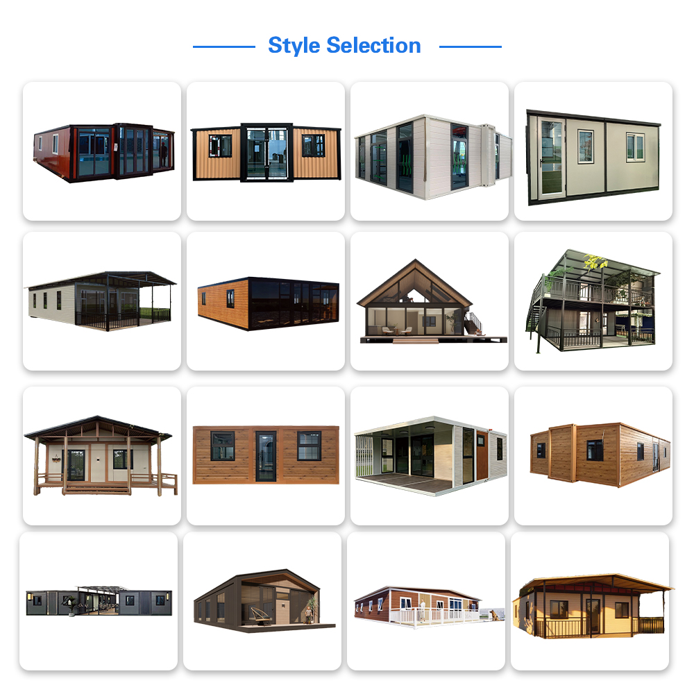 Factory Price Ready Made 3 Bedroom Prefabricated House Prefab Modular Homes Expandable Container House Tiny Houses