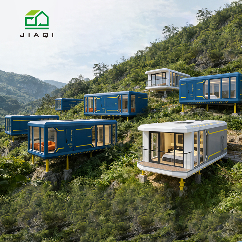 Luxury Hotel Mobile Space Capsule Cabin Waterproof Villa Prefabricated Aluminum Container Chinese New Bedrooms Apartment