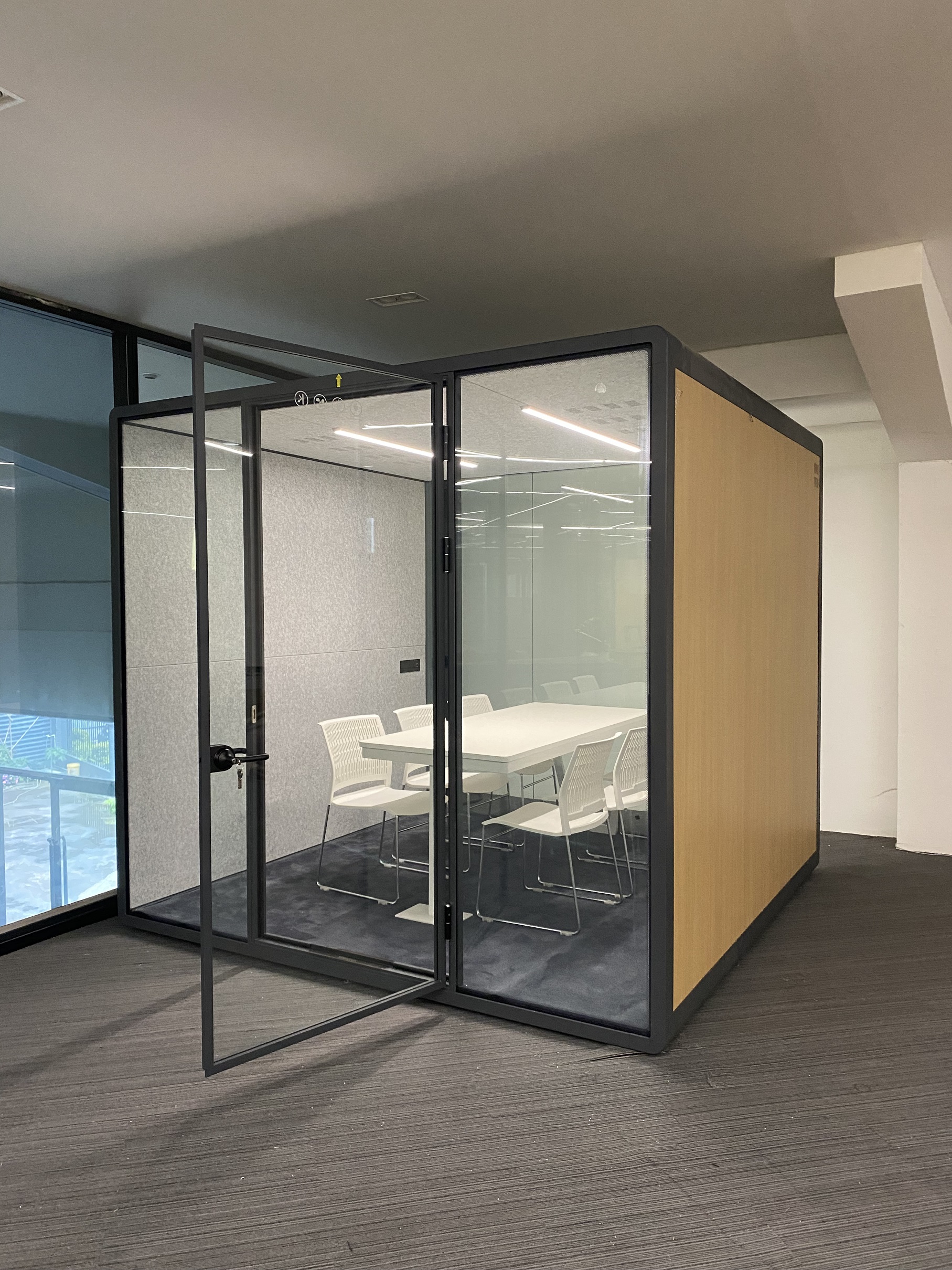 Modern New Work Design Meeting Room Office Box Interior Furniture Private Work Space Soundproof Solution With Eco Friendly Cabin