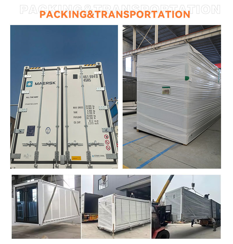Eco-Friendly Container Home Sustainable Prefabricated Steel House Temporary and Permanent Use Modular Mobile Container House
