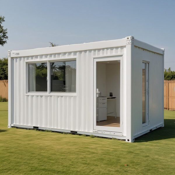 Flat Pack Modern Prefab Office Container House With Detachable Steel Storage For Office Building &amp; Hotel Use