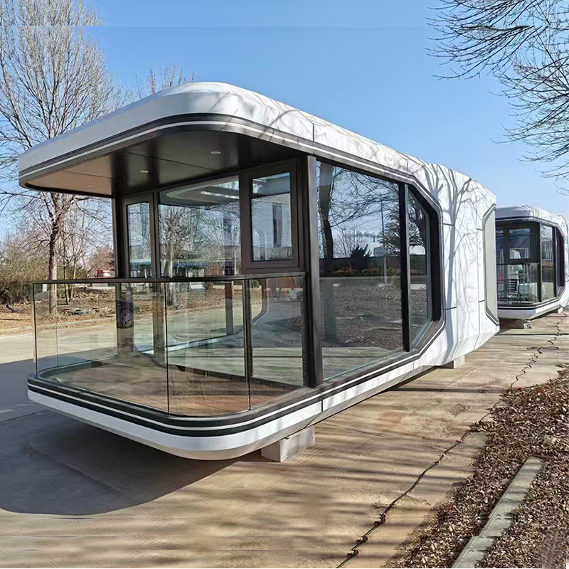 20ft Prefabricated Container House House Capsule 3 Bed Prefab Prefabricated Cabin Insulated Quiet Secure for Hotel Rental Camp
